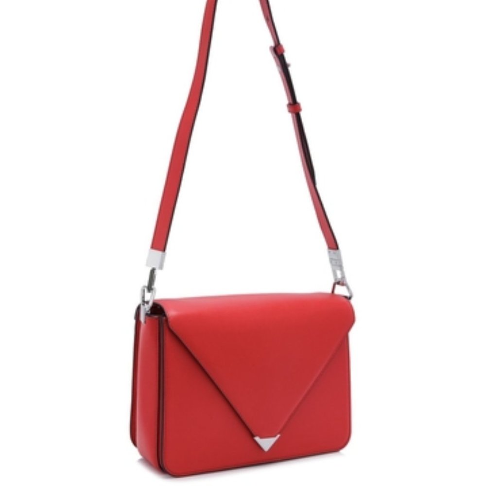 Alexander Wang Red Prisma Envelope Handbag